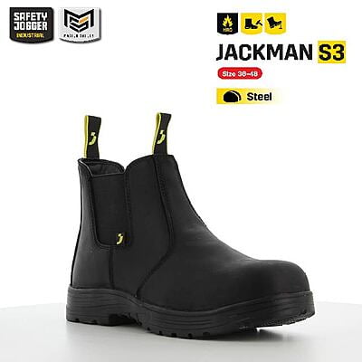 รองเท้าบูทเซฟตี้ Safety Jogger รุ่น JACKMAN รองเท้าบูทนิรภัย รองเท้าบูทหัวเหล็ก รองเท้าบูทกันน้ำ