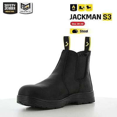 รองเท้าบูทเซฟตี้ Safety Jogger รุ่น JACKMAN รองเท้าบูทนิรภัย รองเท้าบูทหัวเหล็ก รองเท้าบูทกันน้ำ