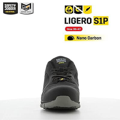 รองเท้าเซฟตี้ Safety Jogger  รุ่น LIGERO รองเท้านิรภัย รองเท้าหัวเหล็ก รองเท้ากันลื่น รองเท้าผ้าใบ