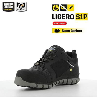 รองเท้าเซฟตี้ Safety Jogger  รุ่น LIGERO รองเท้านิรภัย รองเท้าหัวเหล็ก รองเท้ากันลื่น รองเท้าผ้าใบ