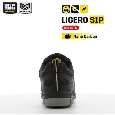 รองเท้าเซฟตี้ Safety Jogger  รุ่น LIGERO รองเท้านิรภัย รองเท้าหัวเหล็ก รองเท้ากันลื่น รองเท้าผ้าใบ