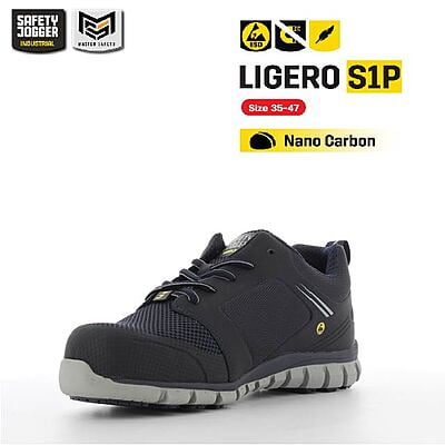 รองเท้าเซฟตี้ Safety Jogger  รุ่น LIGERO รองเท้านิรภัย รองเท้าหัวเหล็ก รองเท้ากันลื่น รองเท้าผ้าใบ