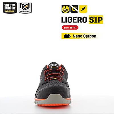 รองเท้าเซฟตี้ Safety Jogger  รุ่น LIGERO รองเท้านิรภัย รองเท้าหัวเหล็ก รองเท้ากันลื่น รองเท้าผ้าใบ