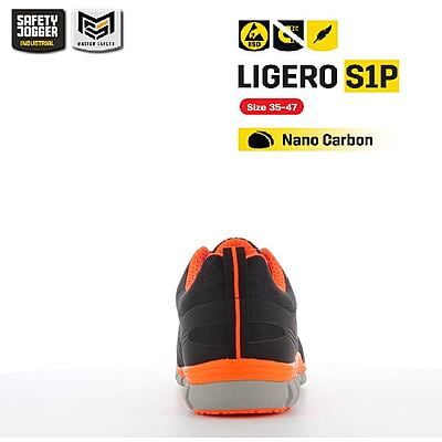 รองเท้าเซฟตี้ Safety Jogger  รุ่น LIGERO รองเท้านิรภัย รองเท้าหัวเหล็ก รองเท้ากันลื่น รองเท้าผ้าใบ