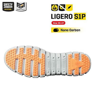 รองเท้าเซฟตี้ Safety Jogger  รุ่น LIGERO รองเท้านิรภัย รองเท้าหัวเหล็ก รองเท้ากันลื่น รองเท้าผ้าใบ