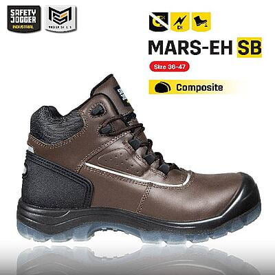 รองเท้าเซฟตี้ Safety Jogger  รุ่น MARS รองเท้านิรภัย รองเท้าหัวคอมโพสิท รองเท้ากันไฟฟ้า ไฟฟ้าแรงสูง