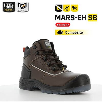 รองเท้าเซฟตี้ Safety Jogger  รุ่น MARS รองเท้านิรภัย รองเท้าหัวคอมโพสิท รองเท้ากันไฟฟ้า ไฟฟ้าแรงสูง