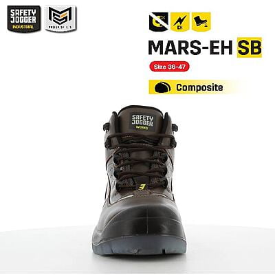 รองเท้าเซฟตี้ Safety Jogger  รุ่น MARS รองเท้านิรภัย รองเท้าหัวคอมโพสิท รองเท้ากันไฟฟ้า ไฟฟ้าแรงสูง