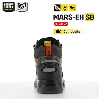 รองเท้าเซฟตี้ Safety Jogger  รุ่น MARS รองเท้านิรภัย รองเท้าหัวคอมโพสิท รองเท้ากันไฟฟ้า ไฟฟ้าแรงสูง