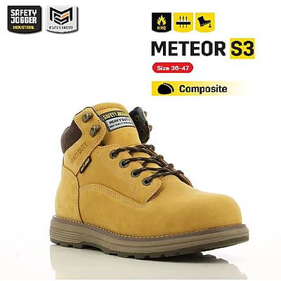 รองเท้าเซฟตี้ Safety Jogger   รุ่น METEOR รองเท้านิรภัย รองเท้าหัวเหล็ก รองเท้าหุ้มข้อ รองเท้าหนัง