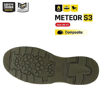 รองเท้าเซฟตี้ Safety Jogger   รุ่น METEOR รองเท้านิรภัย รองเท้าหัวเหล็ก รองเท้าหุ้มข้อ รองเท้าหนัง