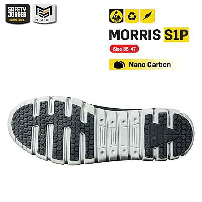 รองเท้าเซฟตี้รีไซเคิล Safety Jogger รุ่น MORRIS รองเท้านิรภัย รองเท้ารีไซเคิล  รองเท้าผ้าใบ