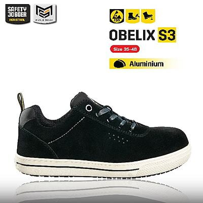 รองเท้าเซฟตี้ Safety Jogger รุ่น OBELIX รองเท้านิรภัย รองเท้าหัวเหล็ก รองเท้าเซฟตี้หัวกว้าง