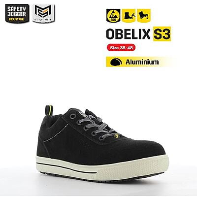 รองเท้าเซฟตี้ Safety Jogger รุ่น OBELIX รองเท้านิรภัย รองเท้าหัวเหล็ก รองเท้าเซฟตี้หัวกว้าง