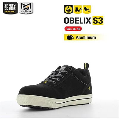 รองเท้าเซฟตี้ Safety Jogger รุ่น OBELIX รองเท้านิรภัย รองเท้าหัวเหล็ก รองเท้าเซฟตี้หัวกว้าง