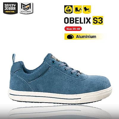รองเท้าเซฟตี้ Safety Jogger รุ่น OBELIX รองเท้านิรภัย รองเท้าหัวเหล็ก รองเท้าเซฟตี้หัวกว้าง