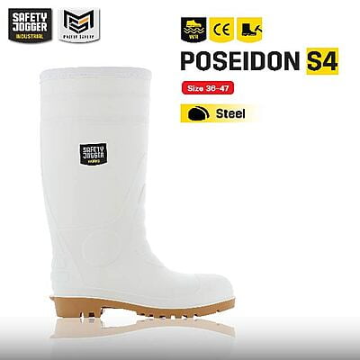 รองเท้าบูทเซฟตี้ Safety Jogger  รุ่น POSEIDON รองเท้าบูท รองเท้าบูทนิรภัย รองเท้าบูทหัวเหล็ก