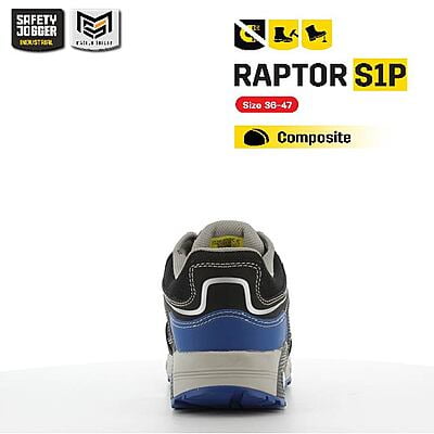รองเท้าเซฟตี้ Safety Jogger รุ่น  RAPTOR รองเท้านิรภัย รองเท้าหัวเหล็ก รองเท้าผ้าใบเซฟตี้