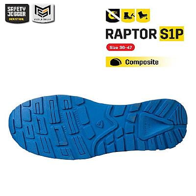 รองเท้าเซฟตี้ Safety Jogger รุ่น  RAPTOR รองเท้านิรภัย รองเท้าหัวเหล็ก รองเท้าผ้าใบเซฟตี้