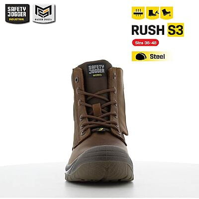 รองเท้าเซฟตี้ Safety Jogger รุ่น RUSH รองเท้านิรภัย รองเท้าหัวเหล็ก รองเท้าหุ้มข้อ รองเท้าทำงาน