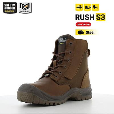 รองเท้าเซฟตี้ Safety Jogger รุ่น RUSH รองเท้านิรภัย รองเท้าหัวเหล็ก รองเท้าหุ้มข้อ รองเท้าทำงาน