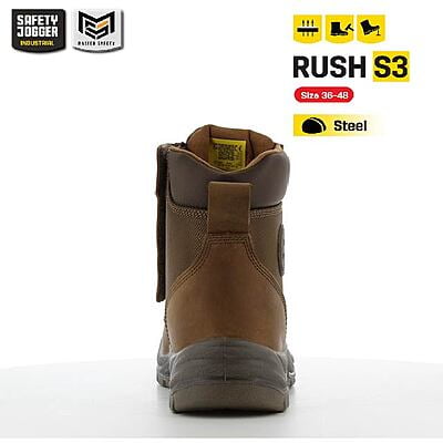 รองเท้าเซฟตี้ Safety Jogger รุ่น RUSH รองเท้านิรภัย รองเท้าหัวเหล็ก รองเท้าหุ้มข้อ รองเท้าทำงาน