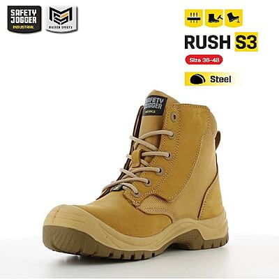 รองเท้าเซฟตี้ Safety Jogger รุ่น RUSH รองเท้านิรภัย รองเท้าหัวเหล็ก รองเท้าหุ้มข้อ รองเท้าทำงาน
