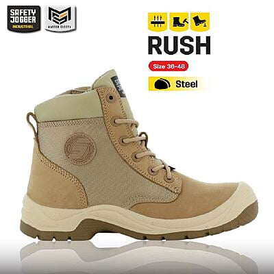 รองเท้าเซฟตี้ Safety Jogger รุ่น RUSH รองเท้านิรภัย รองเท้าหัวเหล็ก รองเท้าหุ้มข้อ รองเท้าทำงาน