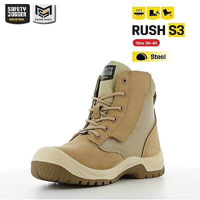 รองเท้าเซฟตี้ Safety Jogger รุ่น RUSH รองเท้านิรภัย รองเท้าหัวเหล็ก รองเท้าหุ้มข้อ รองเท้าทำงาน