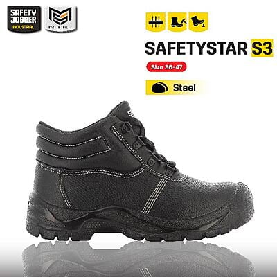รองเท้าเซฟตี้ Safety Jogger รุ่น SAFETYSTAR รองเท้านิรภัย รองเท้าหัวเหล็ก รองเท้ากันลื่น
