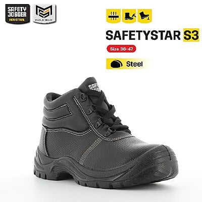 รองเท้าเซฟตี้ Safety Jogger รุ่น SAFETYSTAR รองเท้านิรภัย รองเท้าหัวเหล็ก รองเท้ากันลื่น
