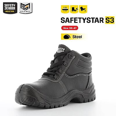 รองเท้าเซฟตี้ Safety Jogger รุ่น SAFETYSTAR รองเท้านิรภัย รองเท้าหัวเหล็ก รองเท้ากันลื่น
