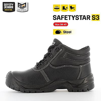 รองเท้าเซฟตี้ Safety Jogger รุ่น SAFETYSTAR รองเท้านิรภัย รองเท้าหัวเหล็ก รองเท้ากันลื่น