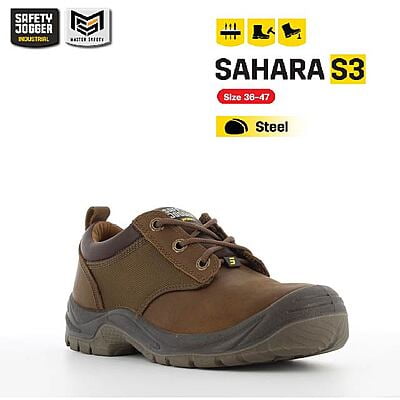 รองเท้าเซฟตี้ Safety Jogger รุ่น SAHARA รองเท้านิรภัย รองเท้าหัวเหล็ก รองเท้าหุ้มส้น รองเท้ากันลื่น