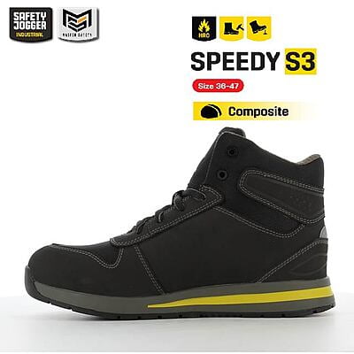 รองเท้าเซฟตี้ Safety Jogger  รุ่น SPEEDY S3 รองเท้านิรภัย รองเท้าผ้าใบ รองเท้าหุ้มข้อ  รองเท้าหนัง