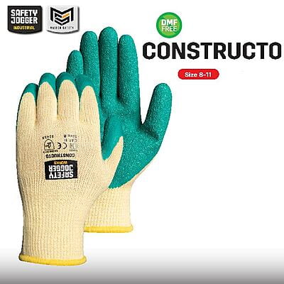 ถุงมือช่าง Safety Jogger รุ่น CONSTRUCTO ถุงมือชุบยาง ถุงมือเซฟตี้ ถุงมือทำงาน ถุงมือเคลือบพียู