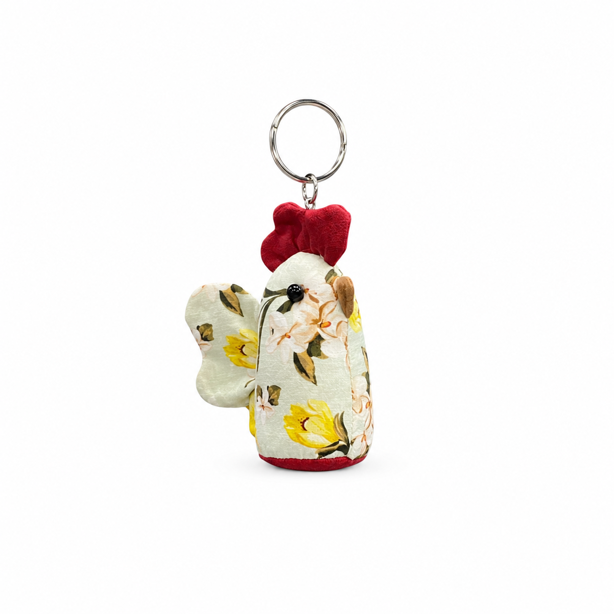 Móc Khoá Gà 1 (Trống) - Thủ Công Nhồi Bông, Vải Cotton Móc Khoá Gà 1 (Trống) - Thủ Công Nhồi Bông, Vải Cotton