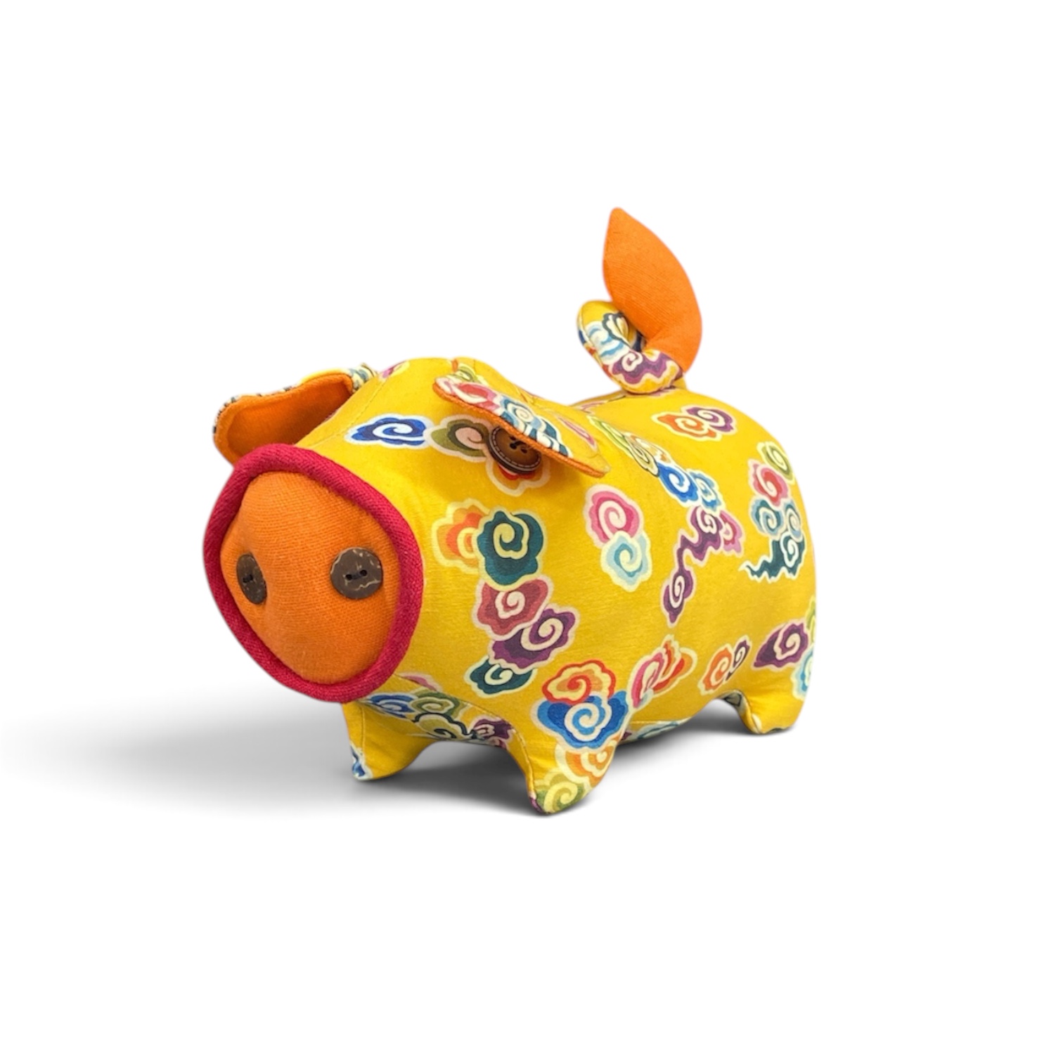 Lợn An Lạc Mẹ - Thủ Công Nhồi Bông, Vải Cotton Lợn An Lạc Mẹ - Thủ Công Nhồi Bông, Vải Cotton