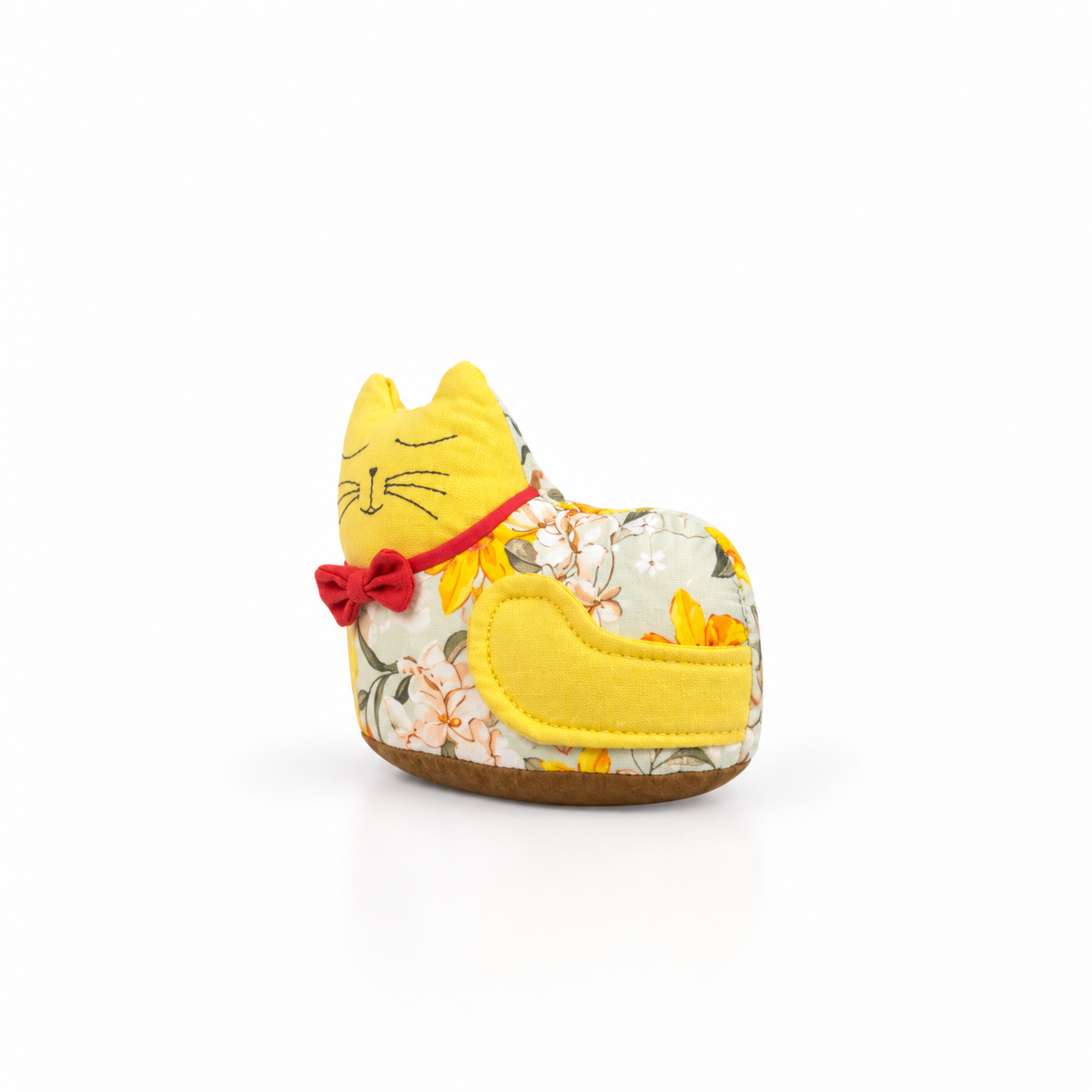 Mèo May Mắn Con 1 ( Nằm), Size nhỏ - Thủ Công Nhồi Bông, Vải Cotton Mèo May Mắn Con 1 ( Nằm), Size nhỏ - Thủ Công Nhồi Bông, Vải Cotton