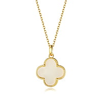 Gold-Plated Jade Necklace