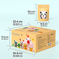 Air Dry Clay For Kids - Pets Group 12pcs Pack With Tool kit