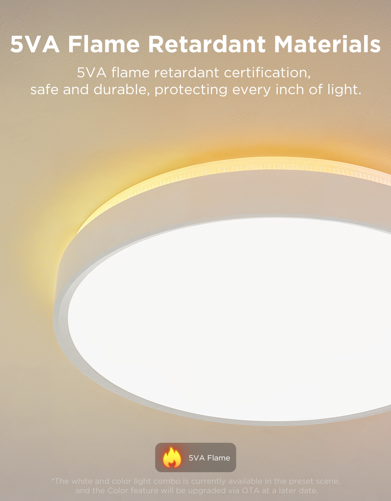 Govee 15inch RGBICWW + RGBICWW Round Smart Ceiling Light