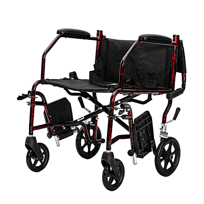 5023LR lightweight transport chair w/20“ seat