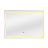 Wall mirror - LED bathroom mirror (30*50 INCH)