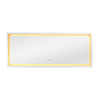 Wall mirror - LED bathroom mirror (32*84 INCH)