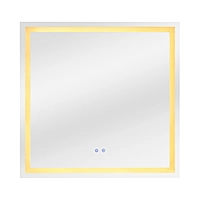 Wall mirror - LED bathroom mirror (36*36 INCH)