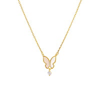 Pearl Butterfly Necklace