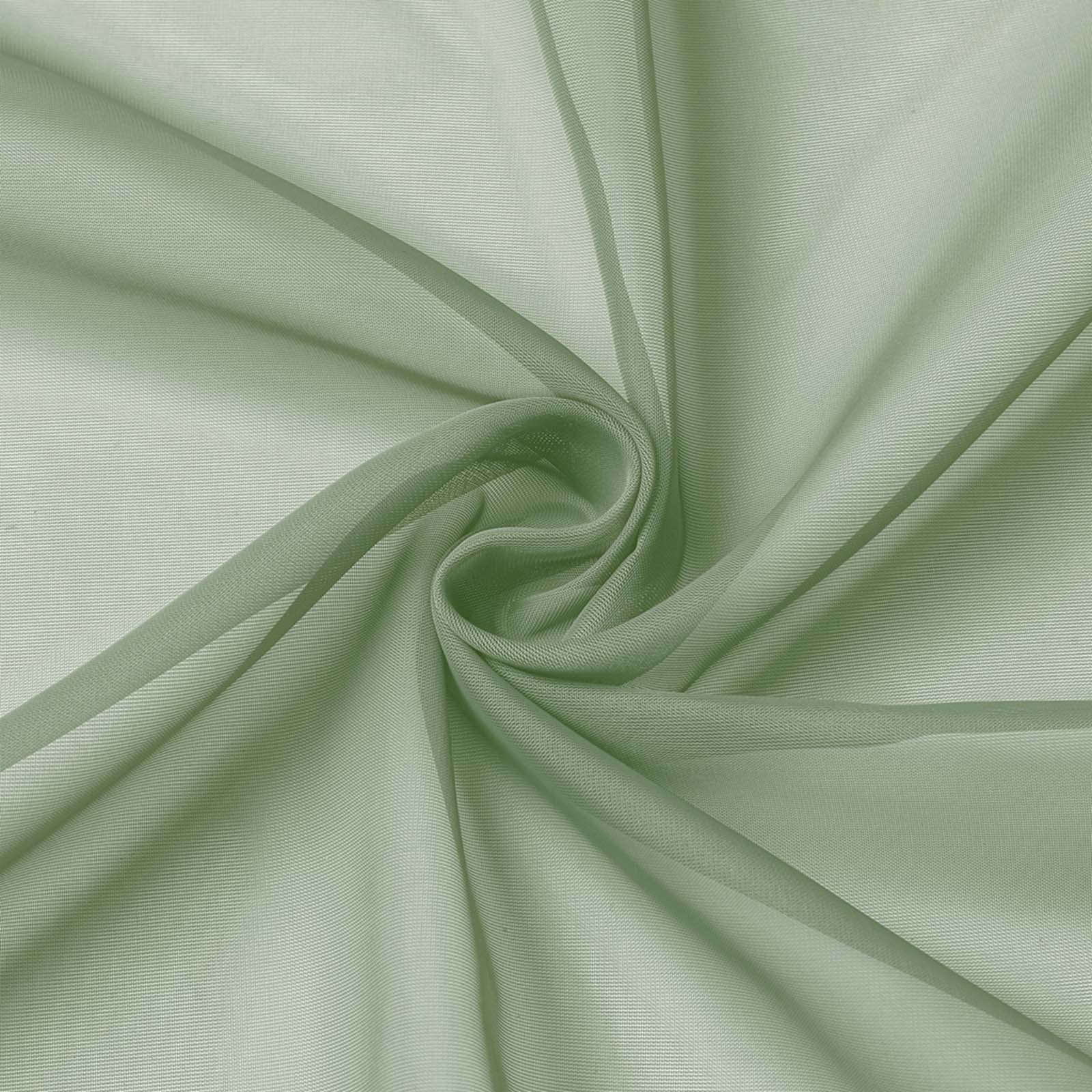 Patin Sage Green Sheer Curtains Valances