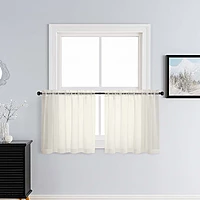 Patin Ivory Sheer Curtains Valances