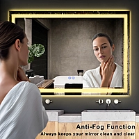 Wall mirror - LED bathroom mirror (32*84 INCH)